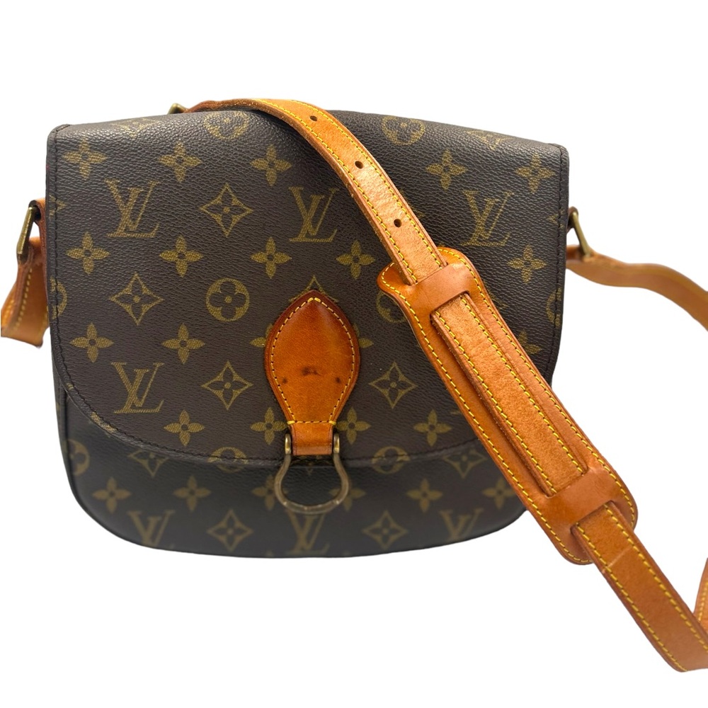 Louis Vuitton Brown and Tan Crossbody Bag